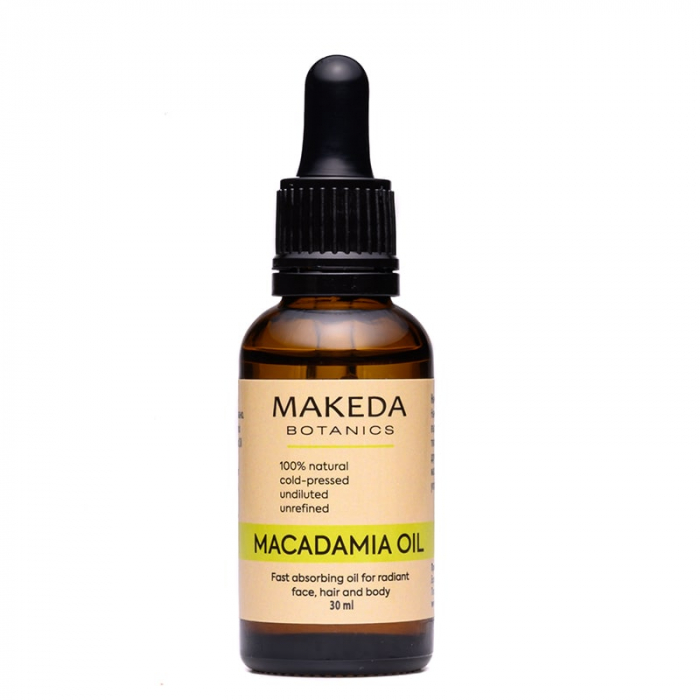 Базово масло MAKEDA Botanics Макадамия (Macadamia oil) 30 мл